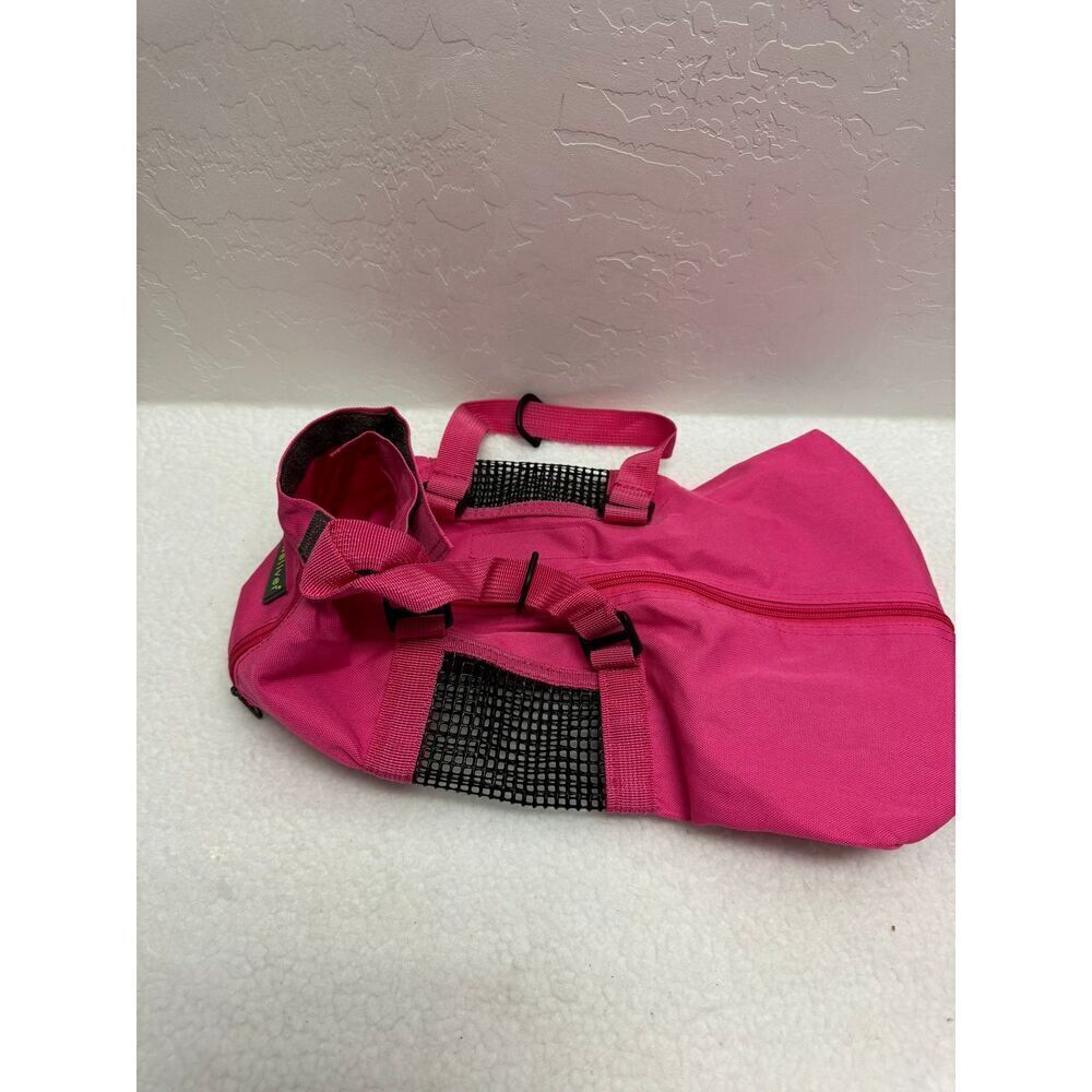 Wellver Pink Soft Sided Cat Grooming Bag With Mesh‎ Windows Zipper Closure Small